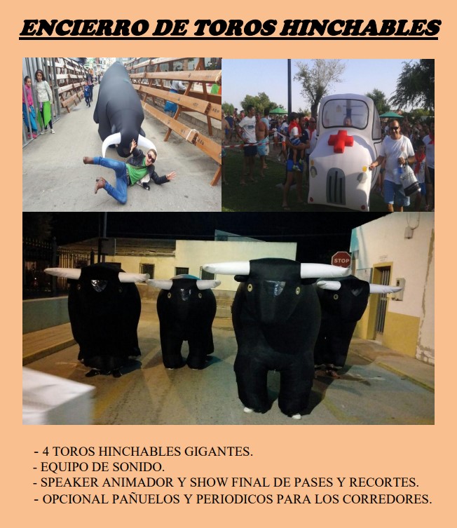 Toros hinchables